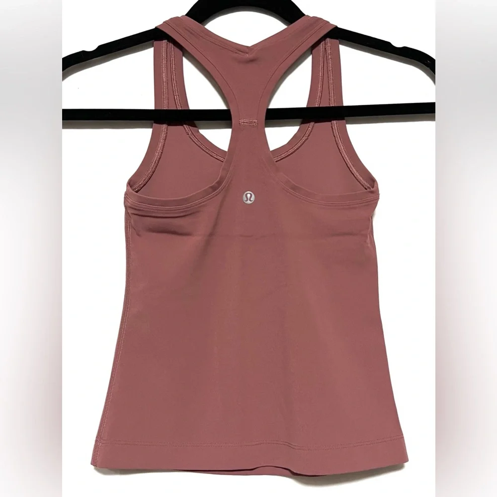 Lululemon Cool Racerback Tank Top Shorter Length Cropped Running Yoga Workout